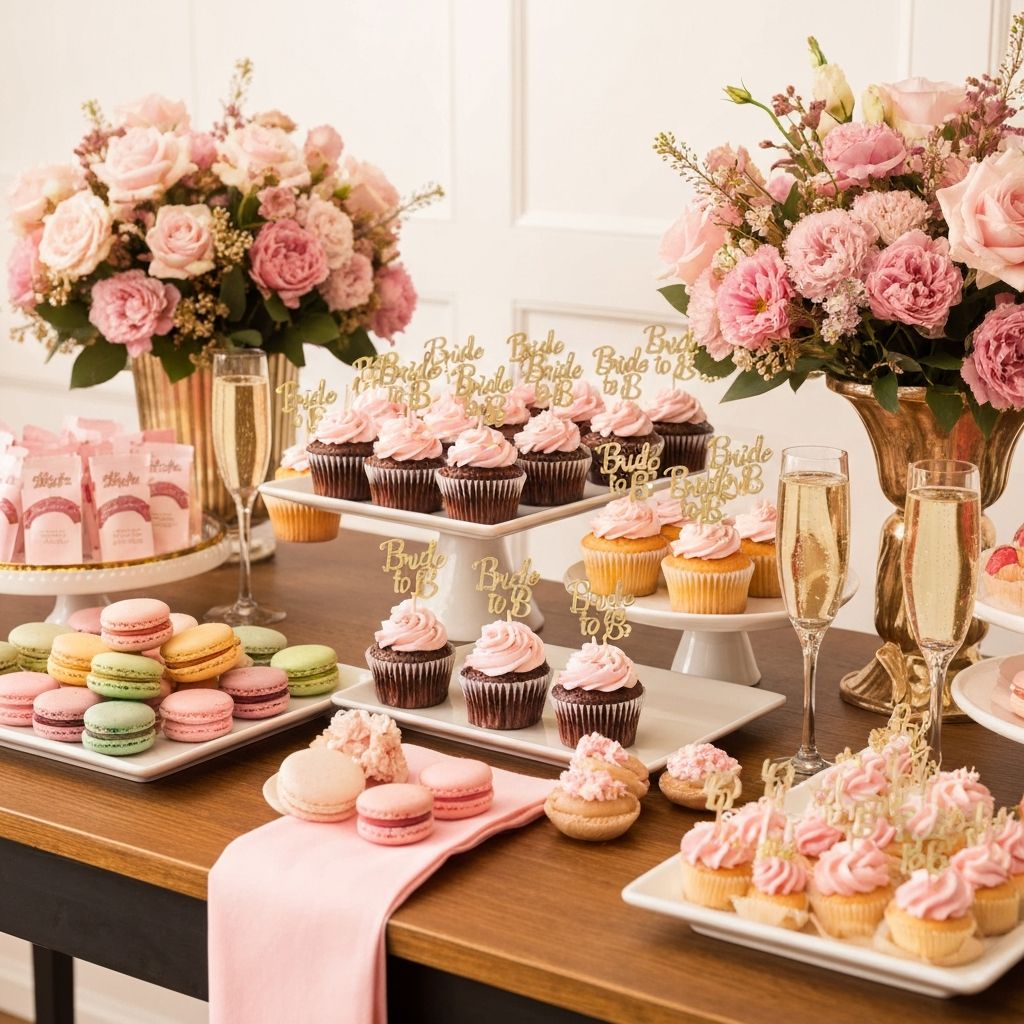 Украса за сладка маса на моминско парти