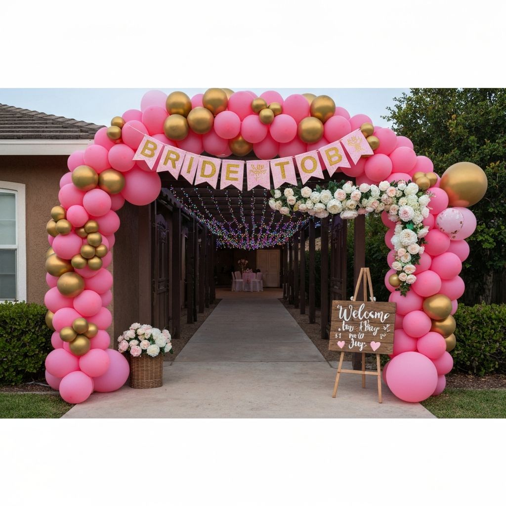 Вход декорация за моминско парти