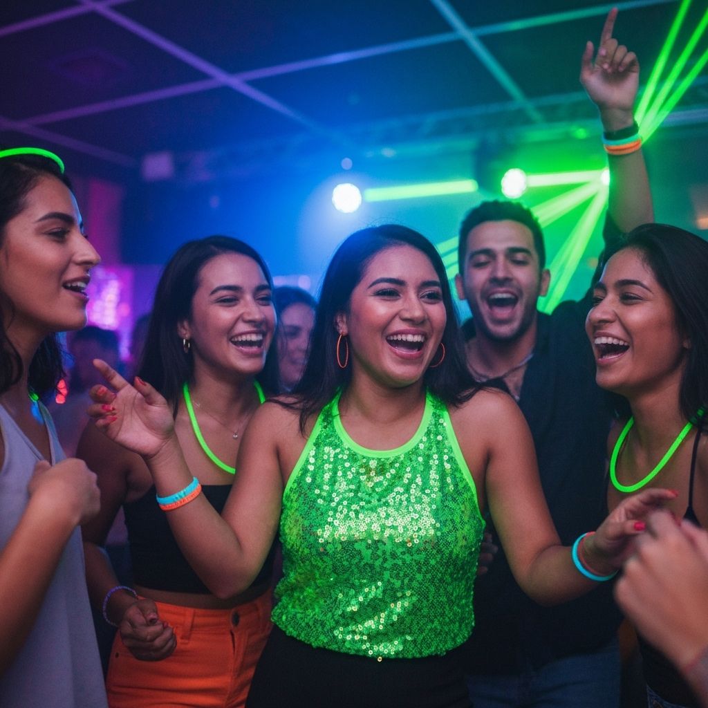 Неонова Нощ украса за моминско парти