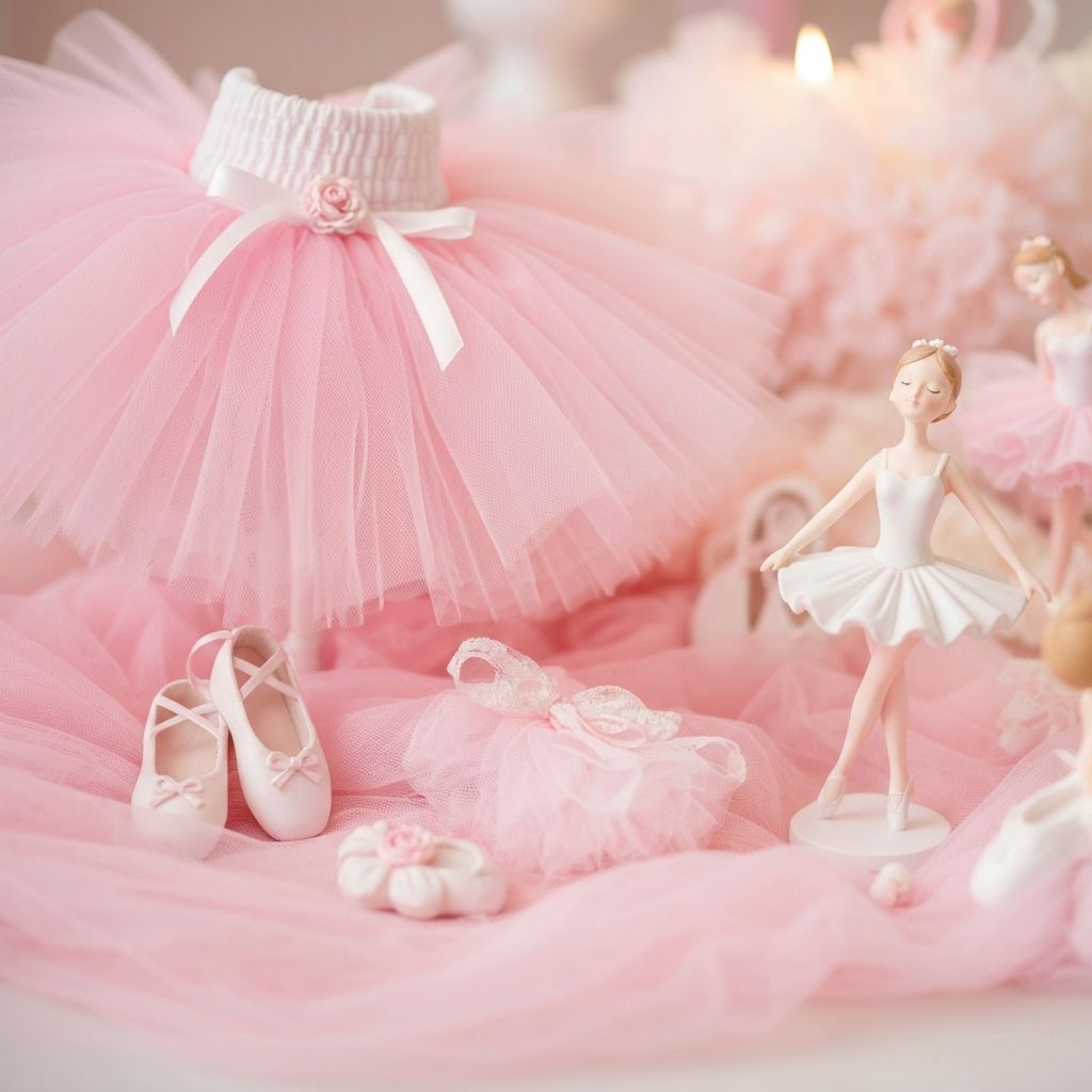 Украса за кръщене балерина тема