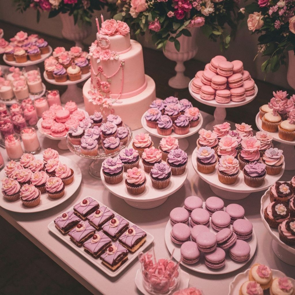 Украсена сладка маса за рожден ден