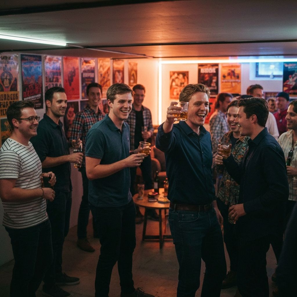 Парти за него