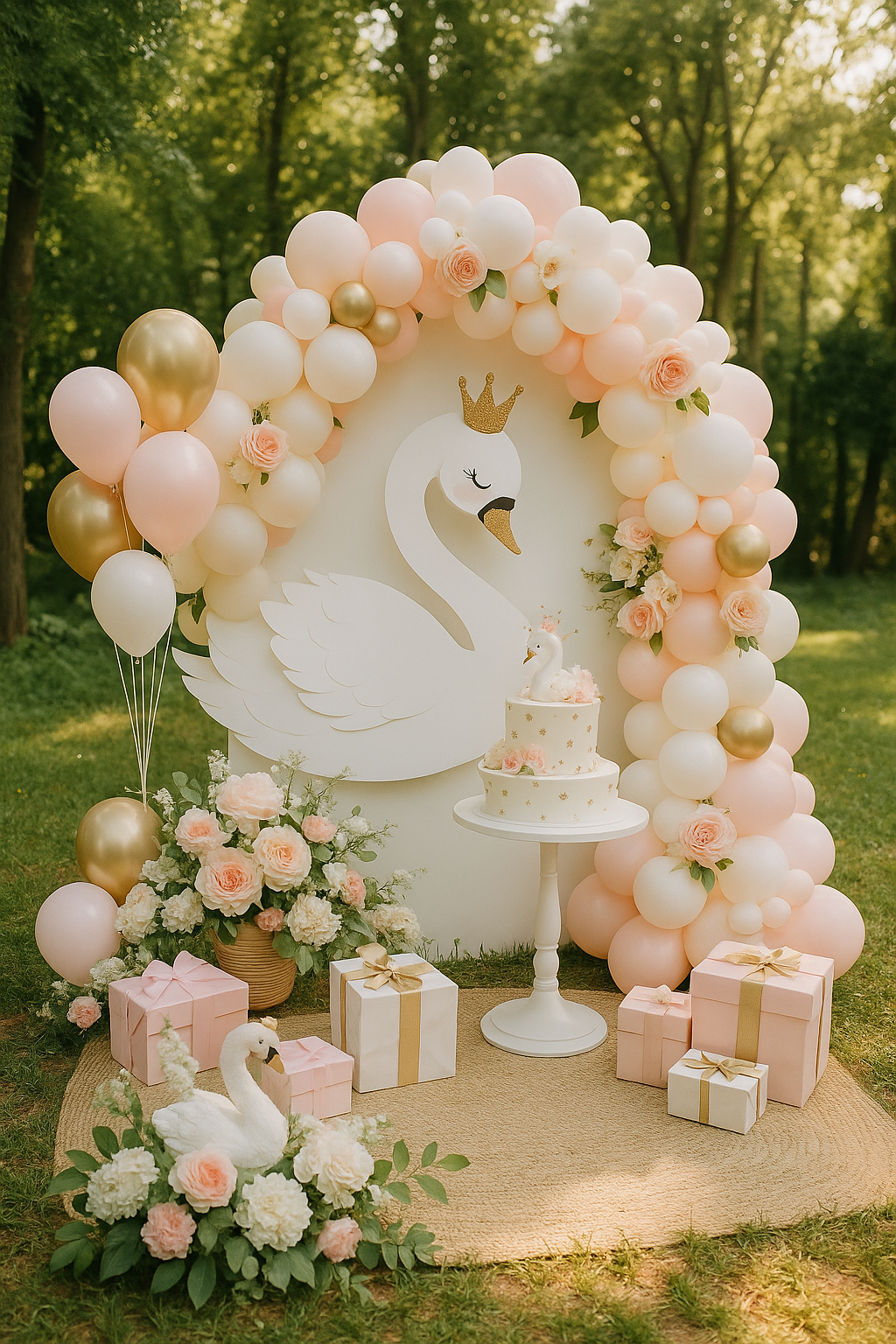 Грациозно парти, Лебед