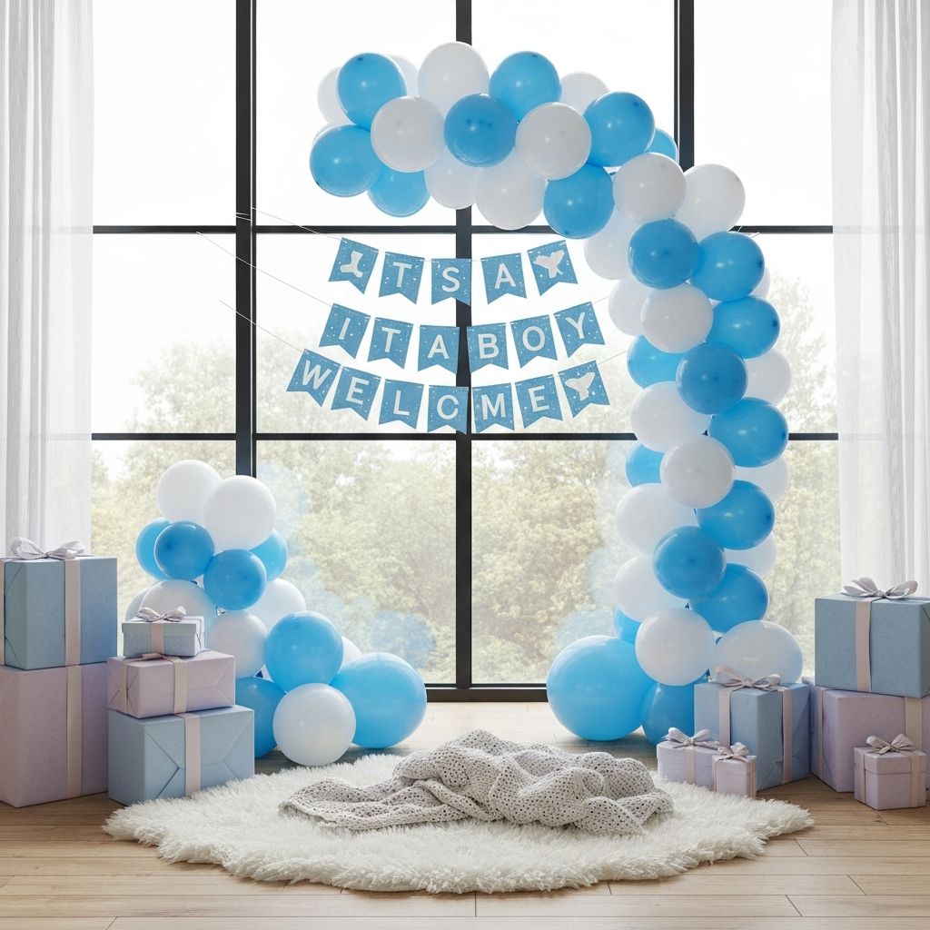 Украса за посрещане на бебе it's a boy